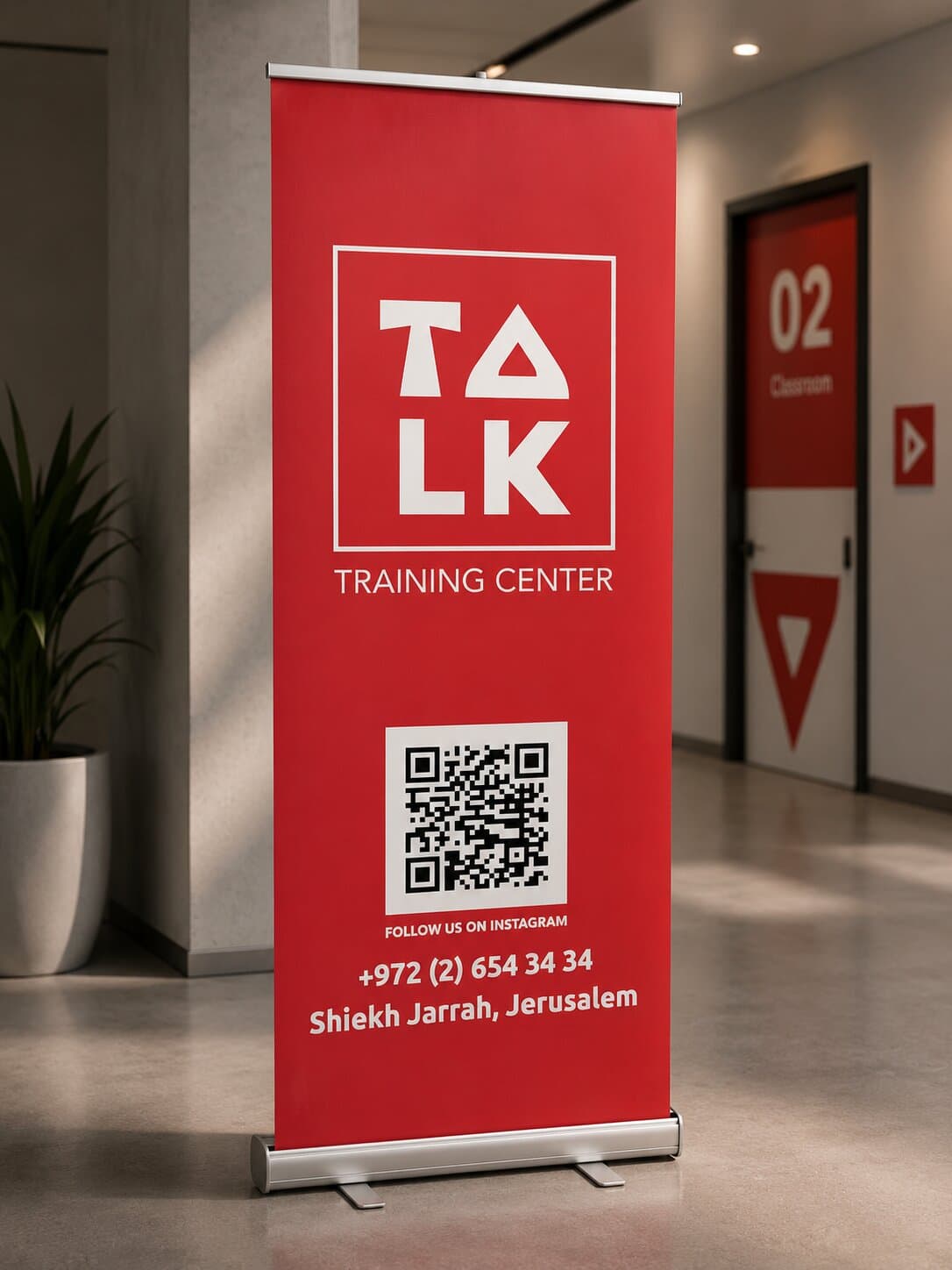 Talk Training Center mockups