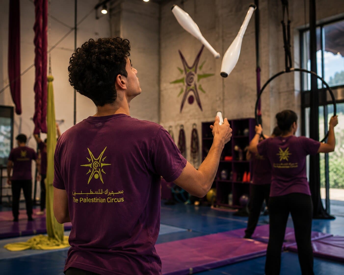 The Palestinian Circus mockups
