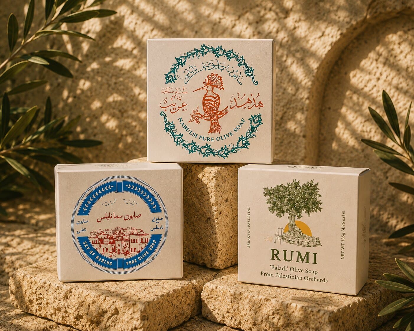 Soap cartons — large spread
