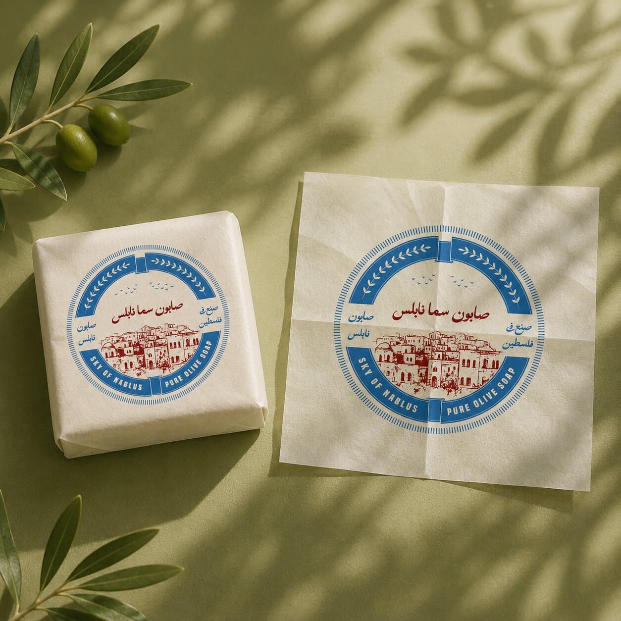 The previous soap packaging
