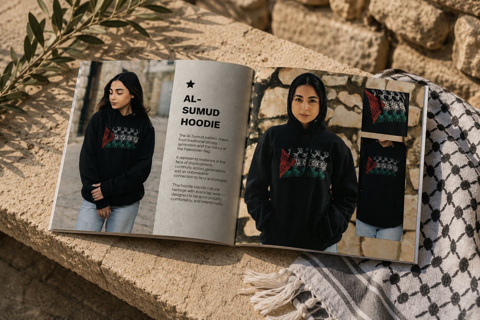 Pages and spreads from the catalogue — spread